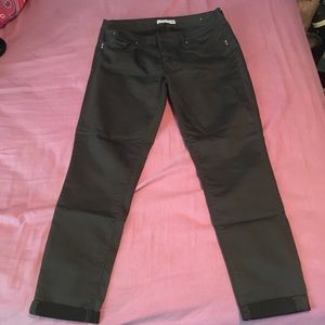 YMI skinny jeans with rolled cuffs